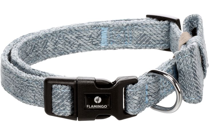 Flamingo Collar with bow tie Nelson Blue