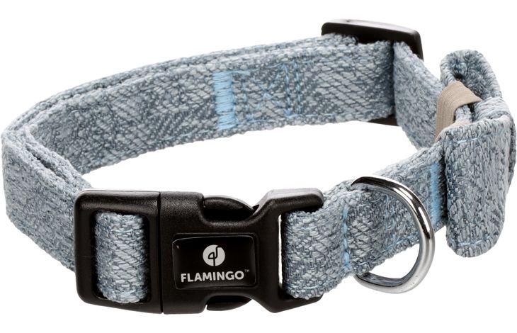 Flamingo Collar with bow tie Nelson Blue