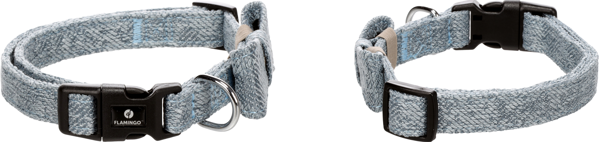Flamingo Collar with bow tie Nelson Blue