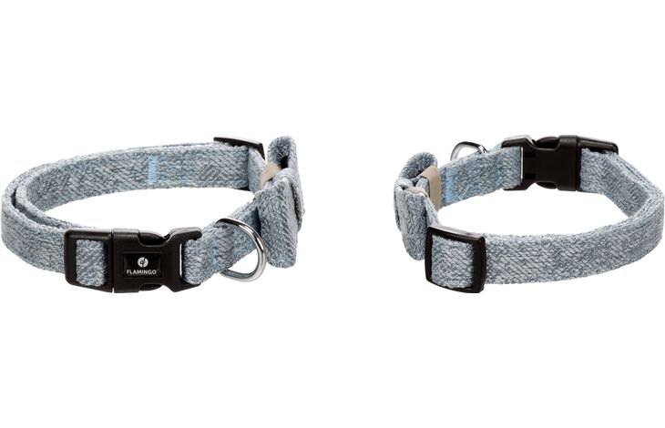 Flamingo Collar with bow tie Nelson Blue