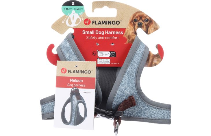 Flamingo Harness Step&Go Nelson Blue