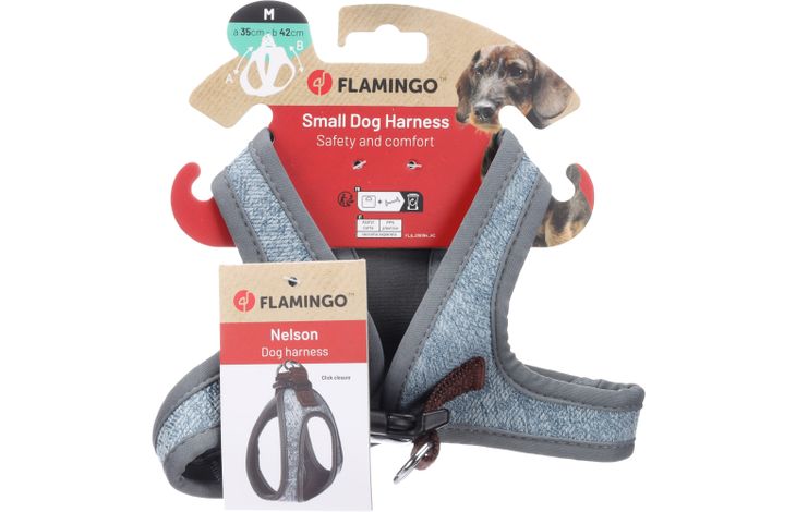 Flamingo Harness Step&Go Nelson Blue