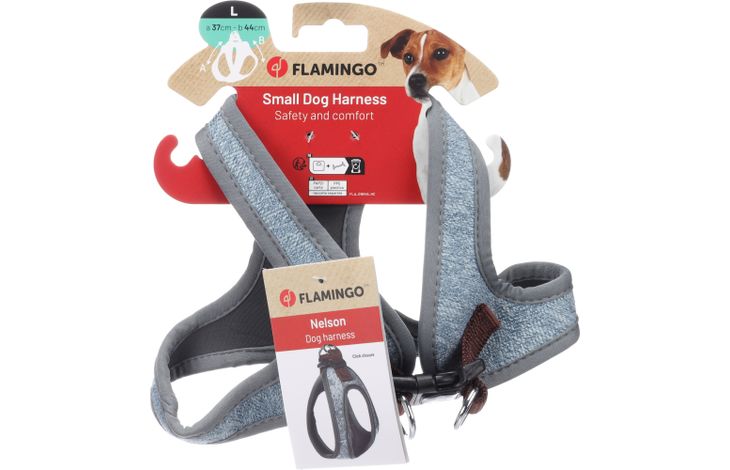 Flamingo Harness Step&Go Nelson Blue