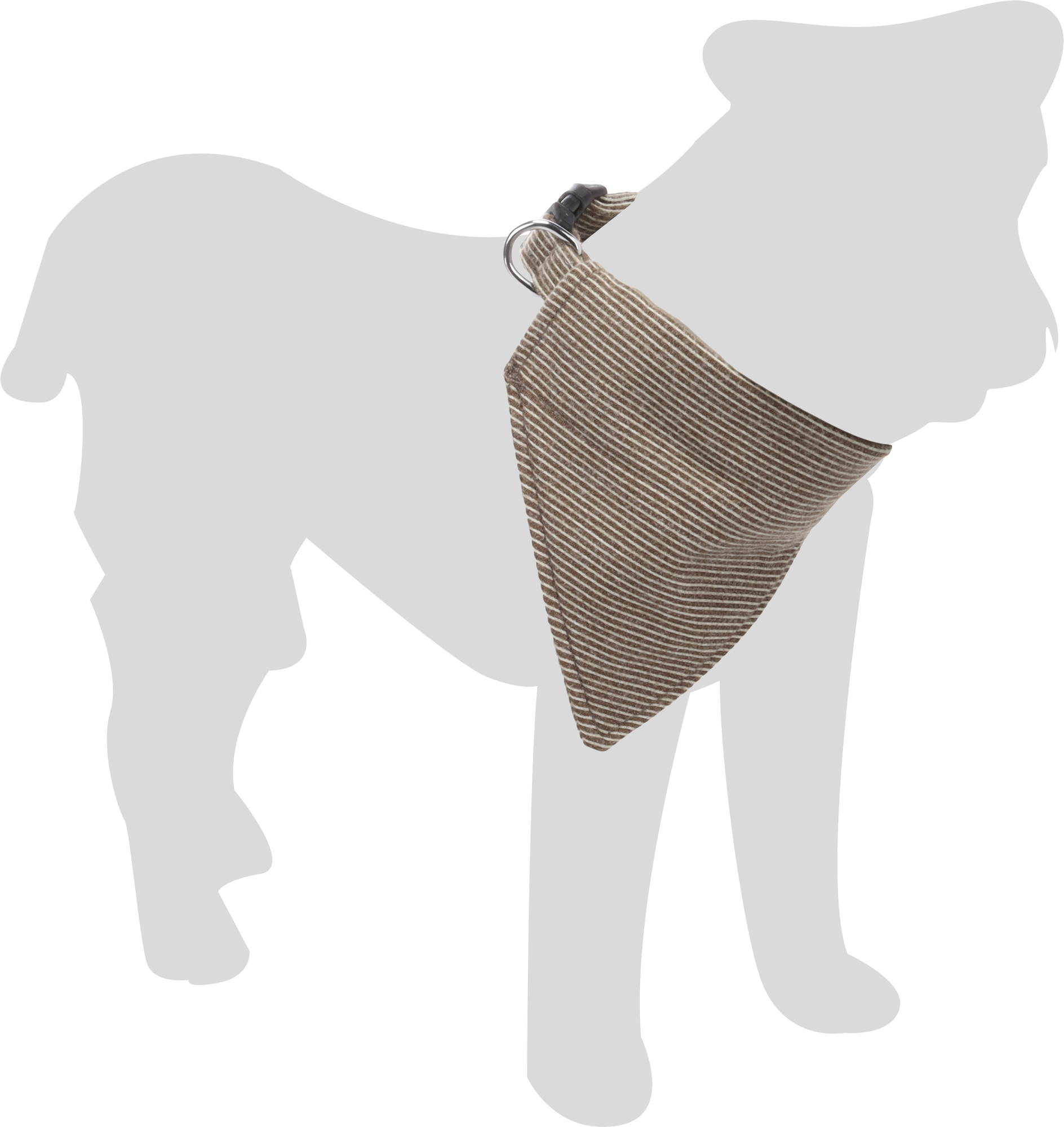 Flamingo Collar with bandana Herbert Light brown