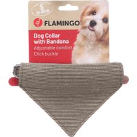 Flamingo Collar with bandana Herbert Light brown
