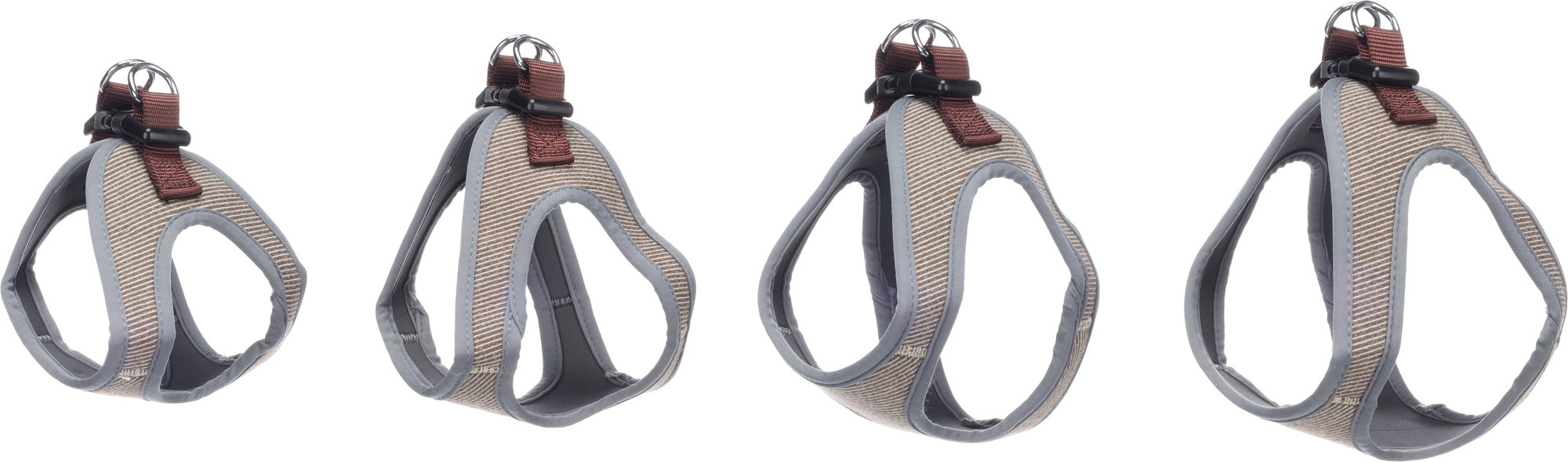 Flamingo Harness Step&Go Herbert Light brown