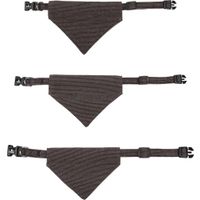 Flamingo Collar with bandana Herbert Dark brown