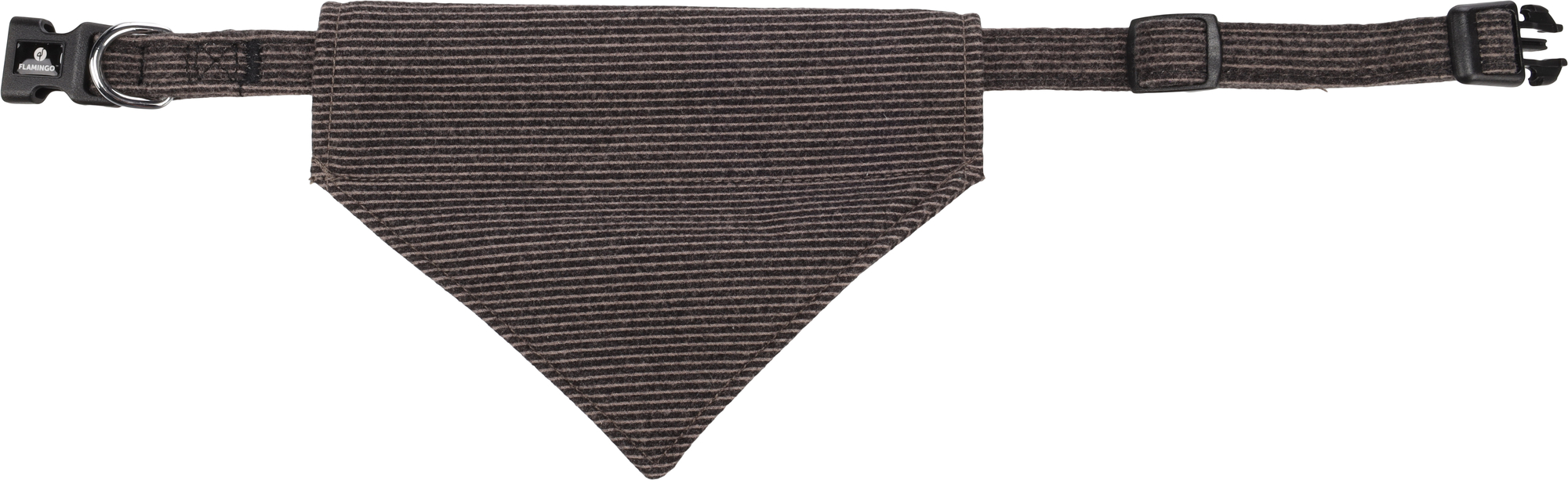 Flamingo Collar with bandana Herbert Dark brown