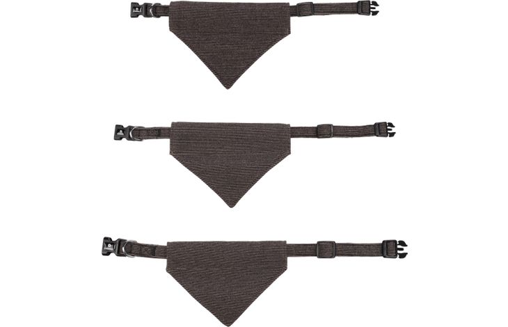 Flamingo Collar with bandana Herbert Dark brown