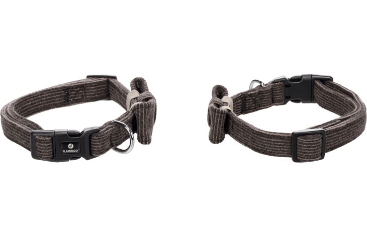 Flamingo Collar with bow tie Herbert Dark brown