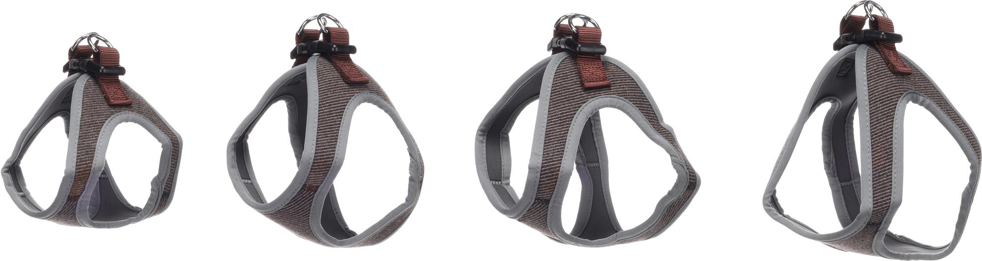 Flamingo Harness Step&Go Herbert Dark brown