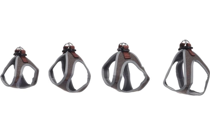 Flamingo Harness Step&Go Herbert Dark brown