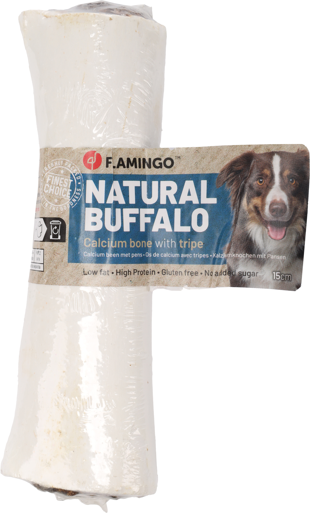 Flamingo Snacks Nature Buffalo calcium bone with tripe