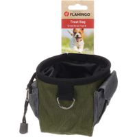 Flamingo Sacchetto per porta-ricompensa e deiezioni Vasco Verde