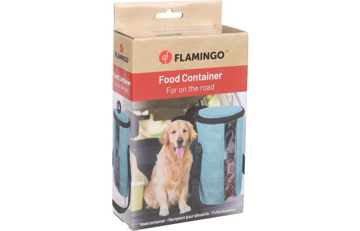 Flamingo Voercontainer Oben Blauw