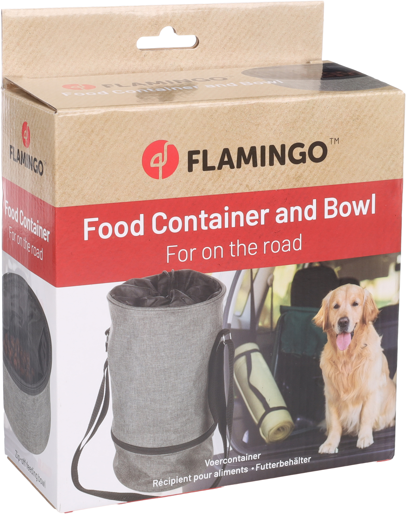 Flamingo Food container Buster Dark grey