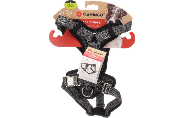 Flamingo Harnas Mago Donkergrijs
