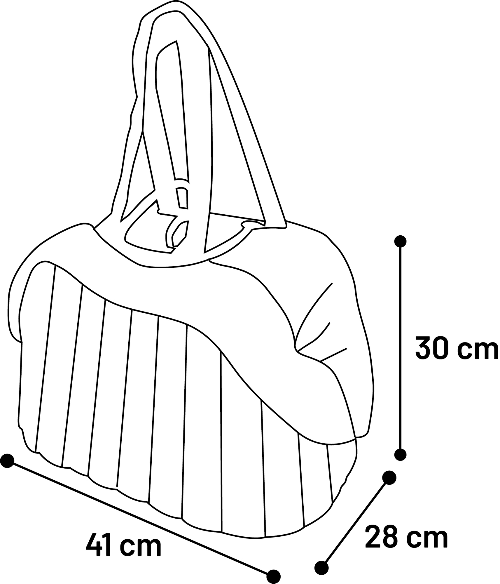 Flamingo Carrying bag Tuke Brown