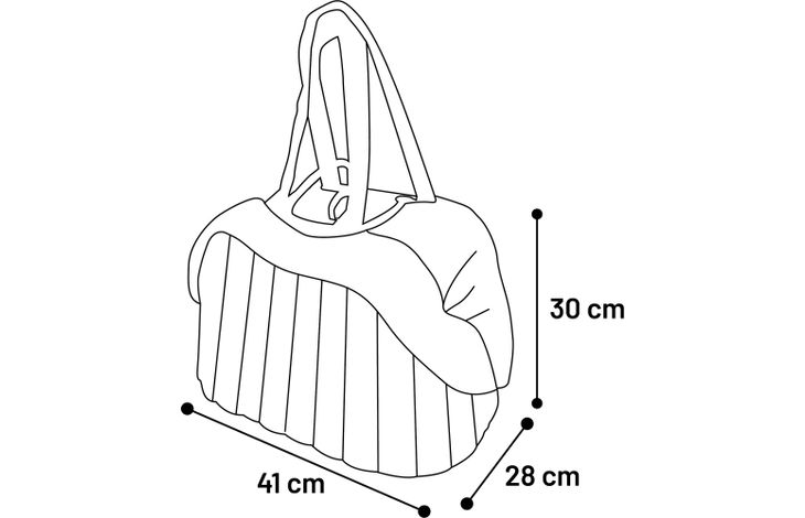 Flamingo Sac de transport Tuke Brun