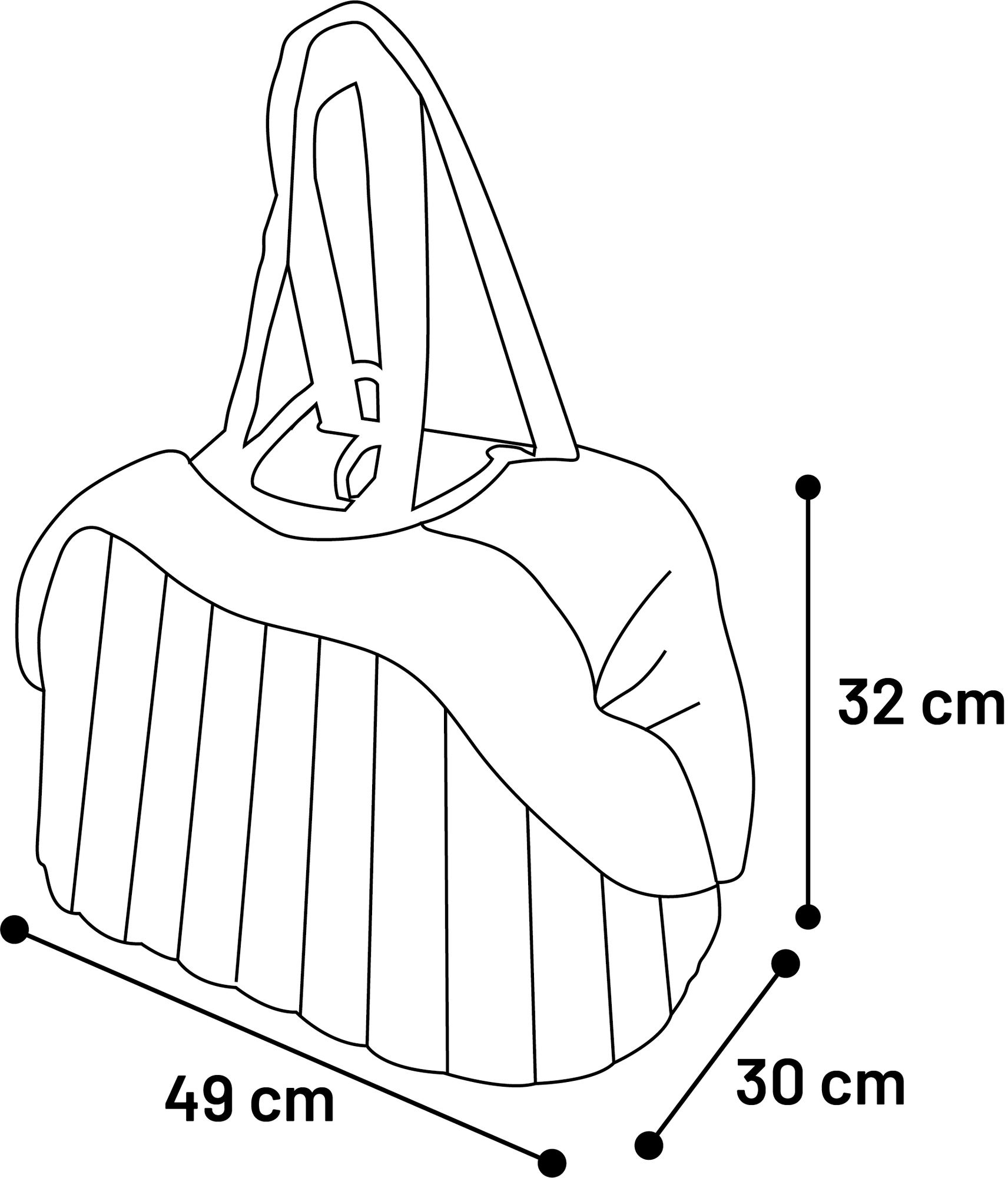 Flamingo Carrying bag Tuke Brown