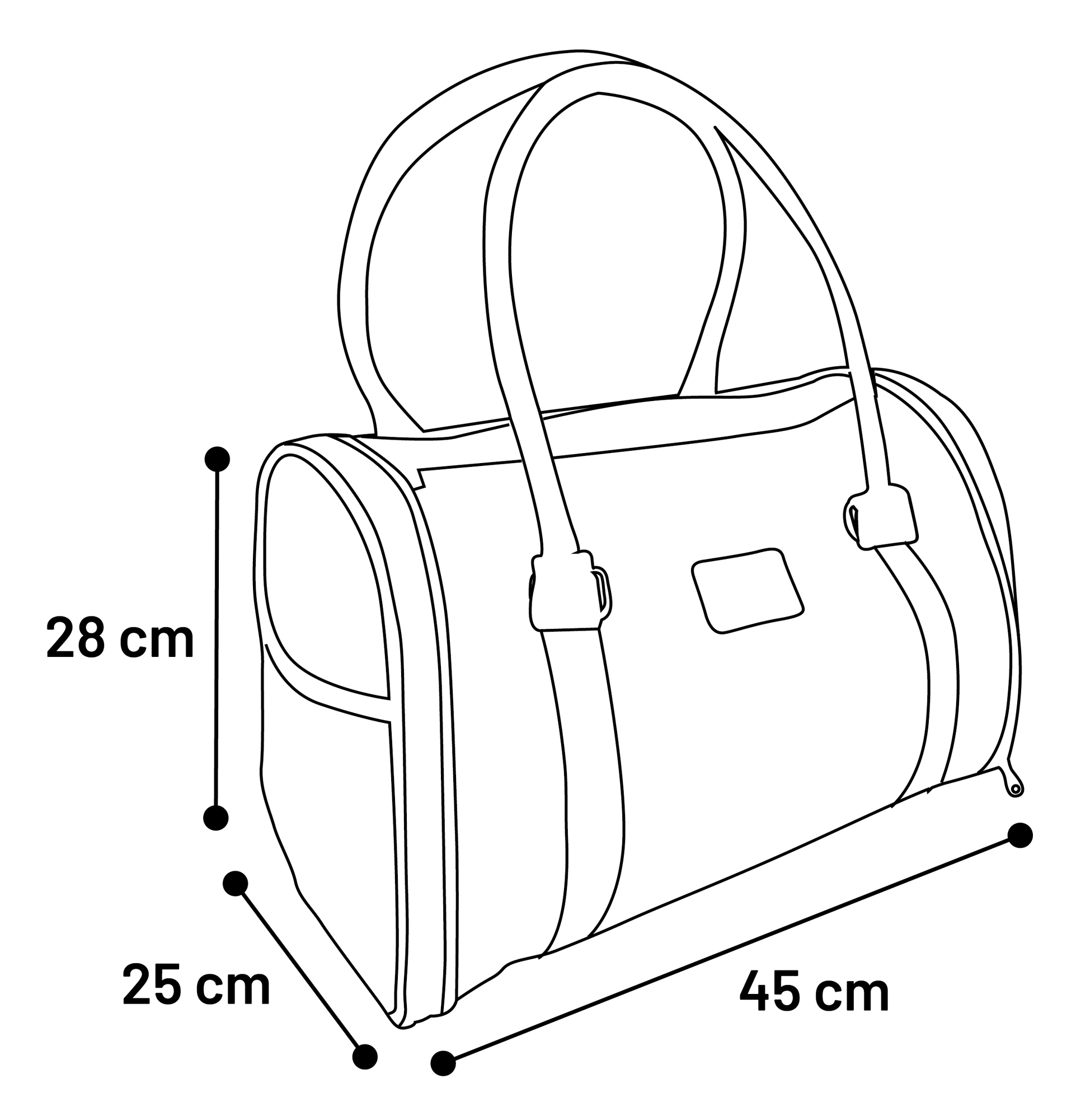 Flamingo Tragetasche Sitka Grau