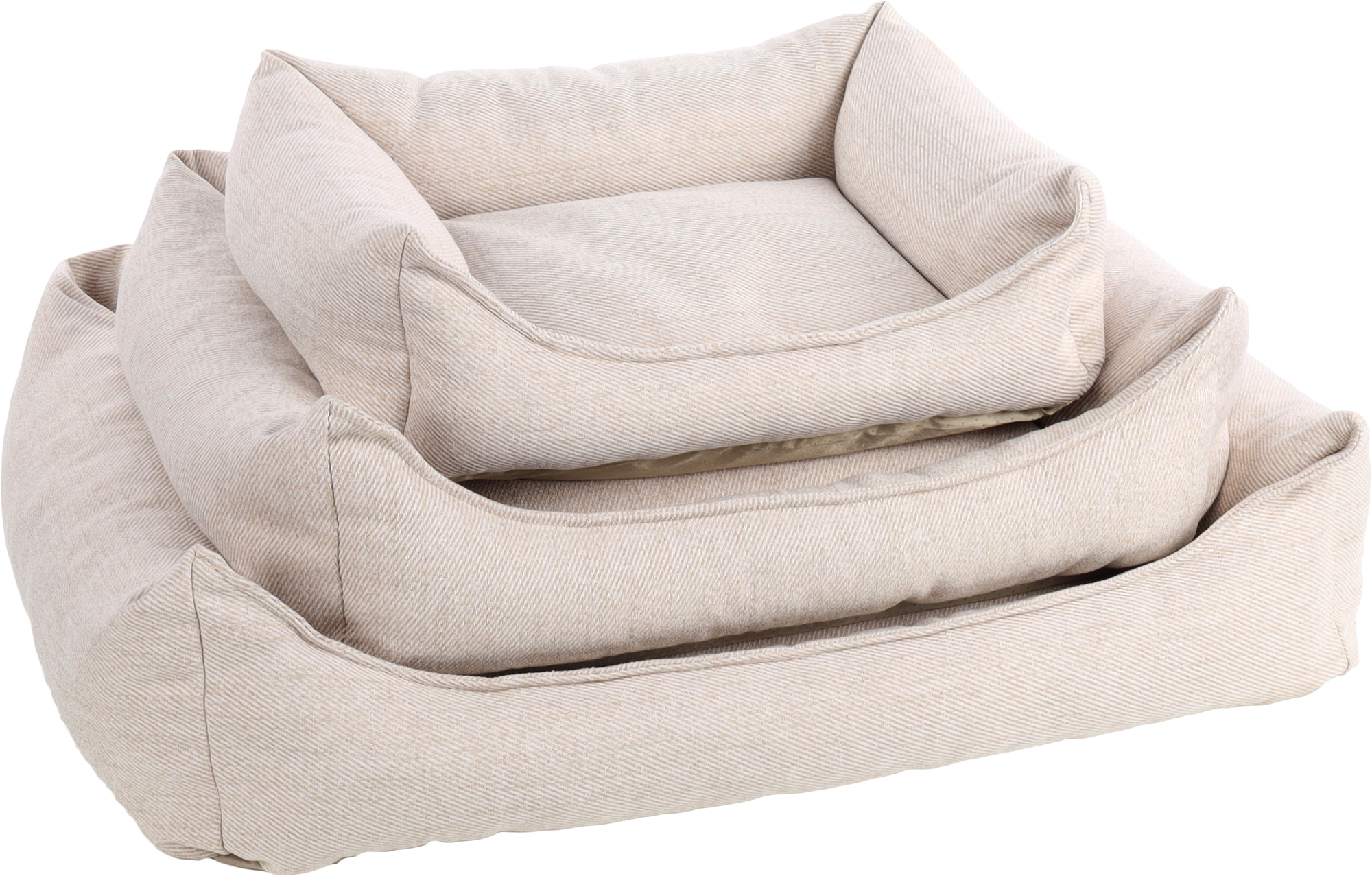 Flamingo Basket Baldar Rectangle Beige