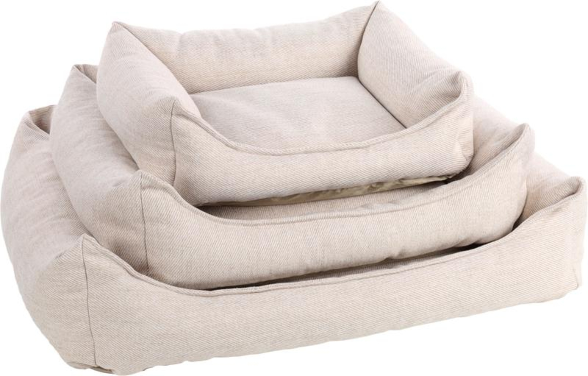 Flamingo Basket Baldar Rectangle Beige