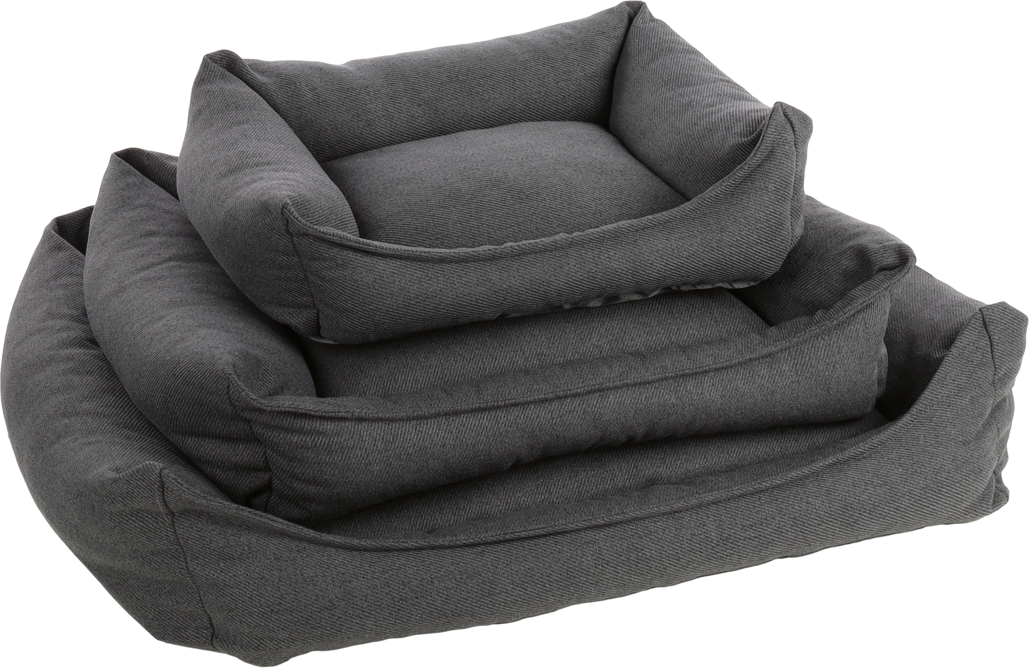 Flamingo Basket Baldar Rectangle Dark grey