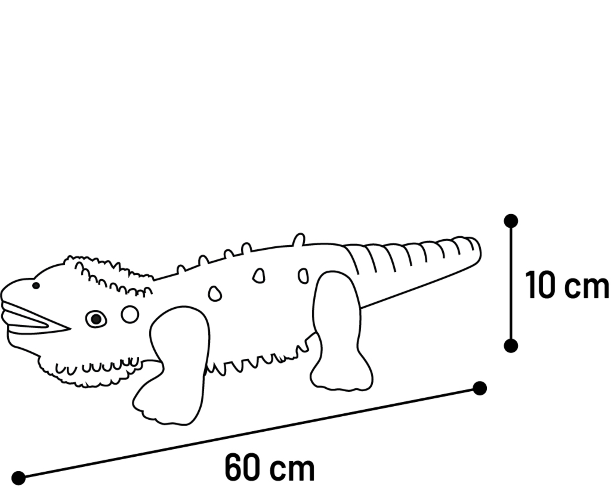 Flamingo Speelgoed Kemo Hagedis Rood