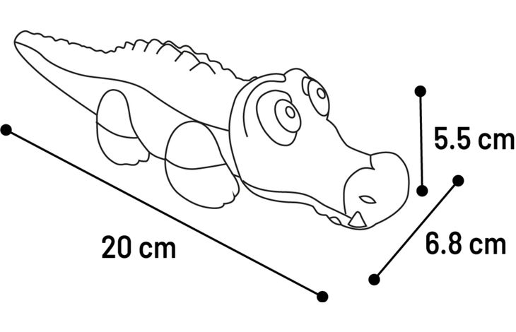 Flamingo Toy Sundo Crocodile Multiple colours