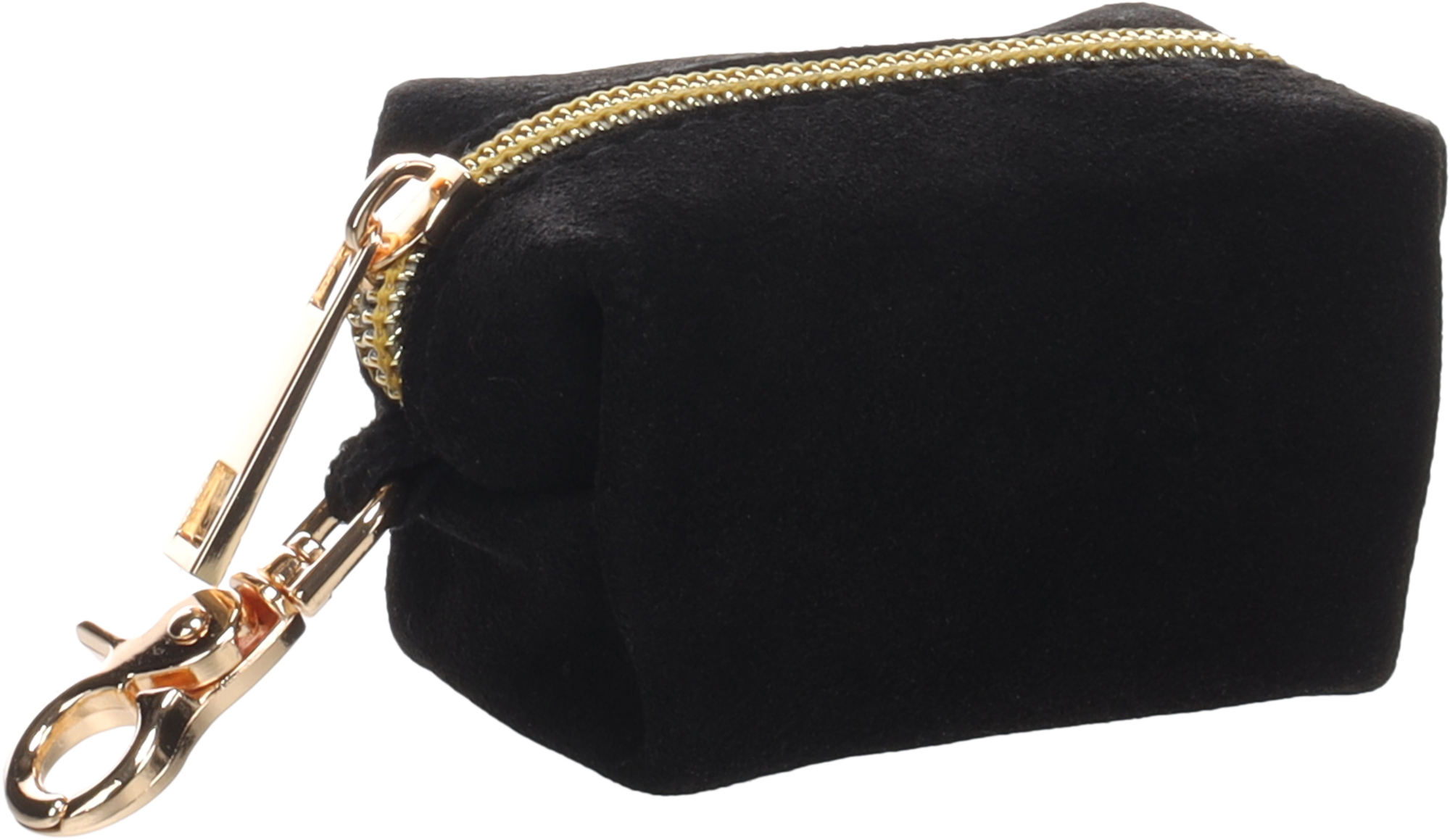 Flamingo Poop bag dispenser Sueda Black