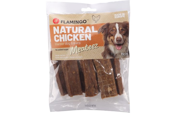 Flamingo Snack Meateez Harder met kip 