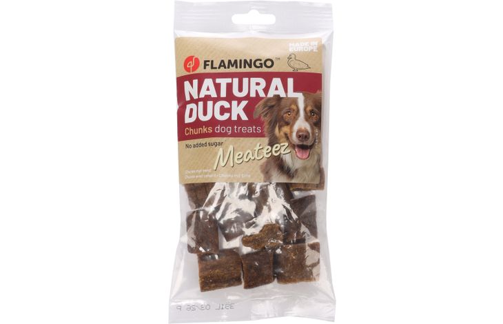 Flamingo Snack Meateez Chunk met eend 