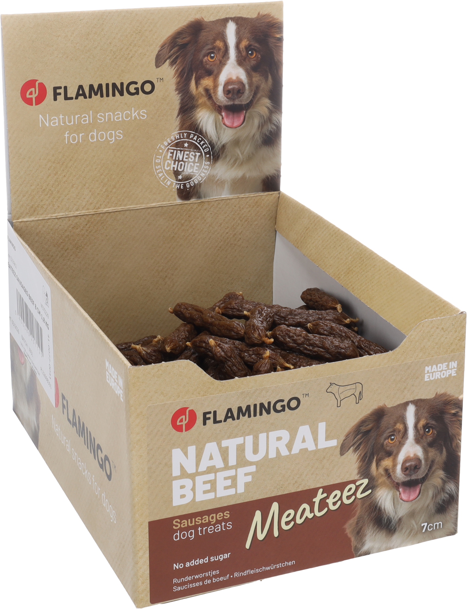 Flamingo Snacks Meateez Salsicce con manzo 