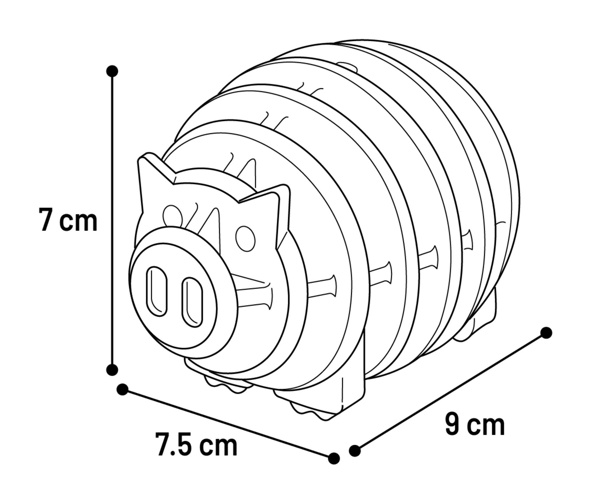 Flamingo Giocattolo Kudda Toro & Maiale & Pecora Colori multipli