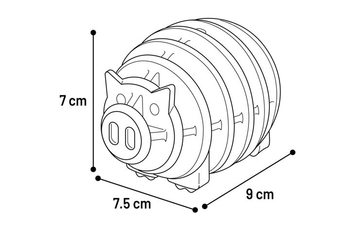Flamingo Giocattolo Kudda Toro & Maiale & Pecora Colori multipli