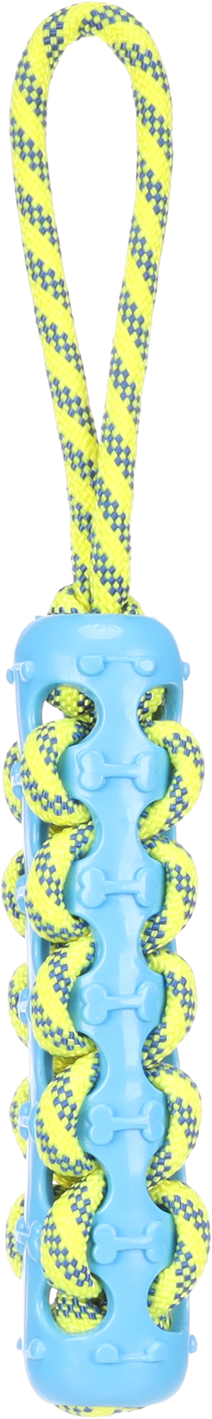 Flamingo Toy Tofla Tug rope Blue & Yellow