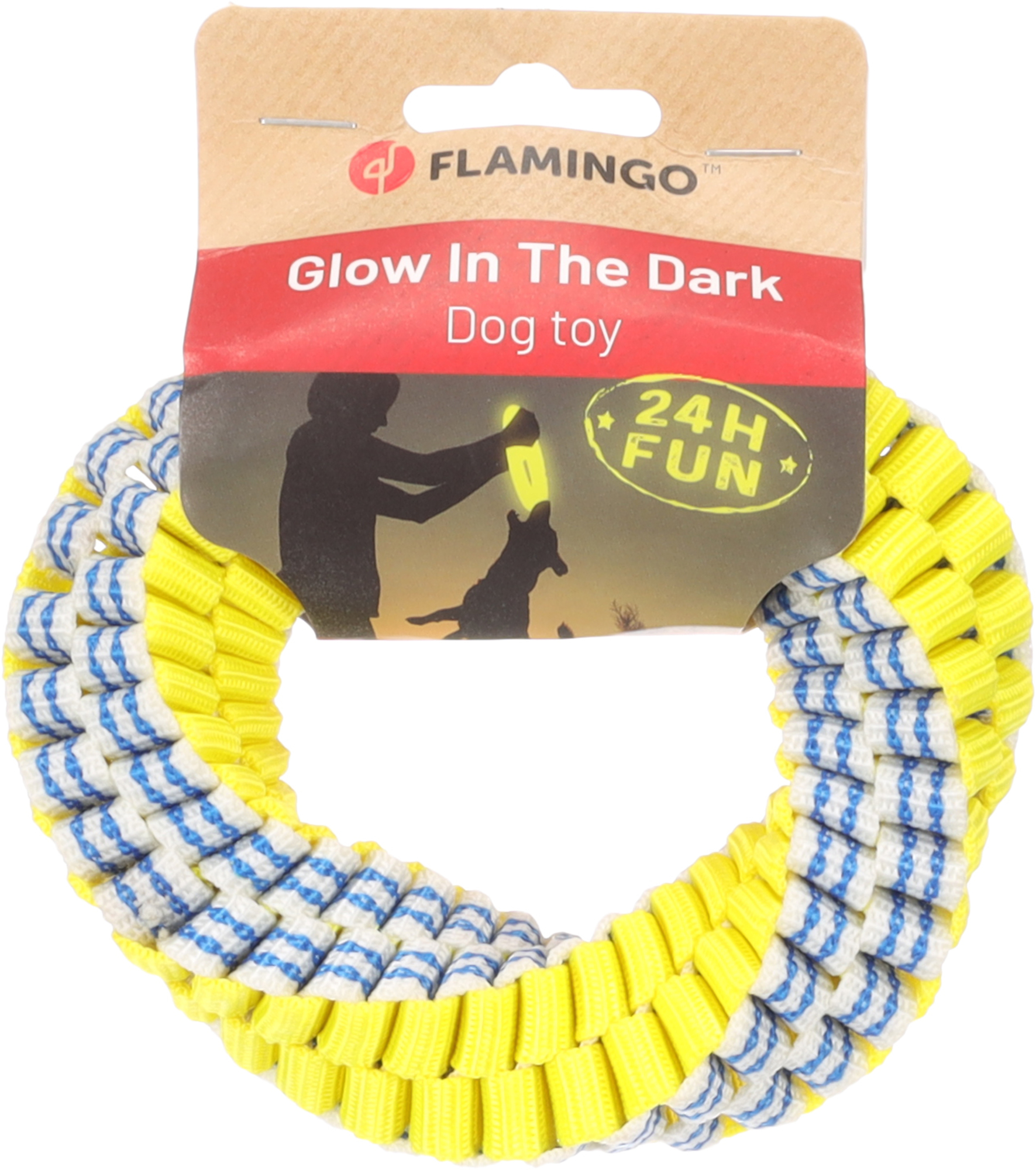 Flamingo Toy Glowa Ring Blue & Yellow