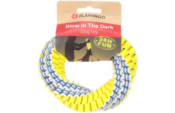Flamingo Speelgoed Glowa Ring Blauw & Geel