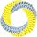 Speelgoed Glowa Ring Blauw & Geel