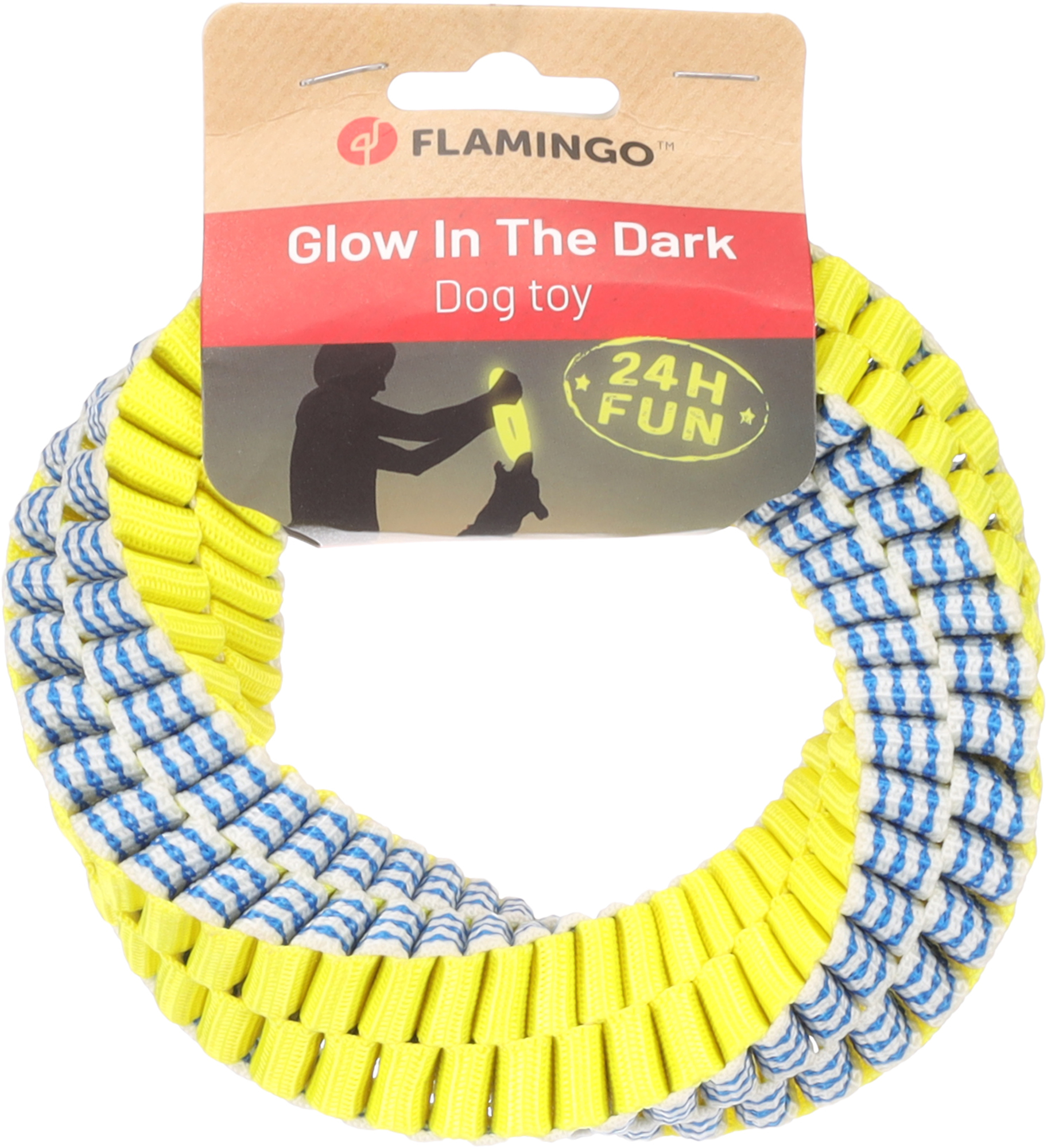 Flamingo Toy Glowa Ring Blue & Yellow