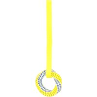 Flamingo Speelgoed Glowa Trektouw & Ring Geweven Blauw & Geel