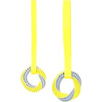 Flamingo Speelgoed Glowa Trektouw & Ring Geweven Blauw & Geel