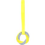 Giocattolo Glowa Corda da tirare & Anello Intrecciato Azzurro & Giallo