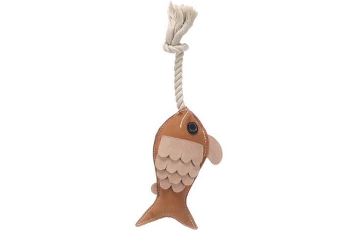 Flamingo Toy Swa Fish with rope Brown