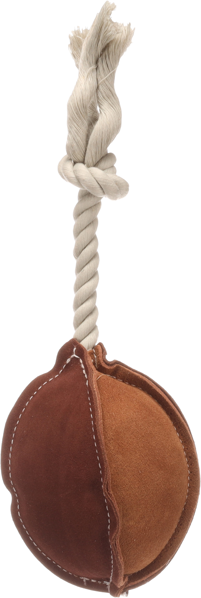 Flamingo Toy Swa Rugby with rope Brown