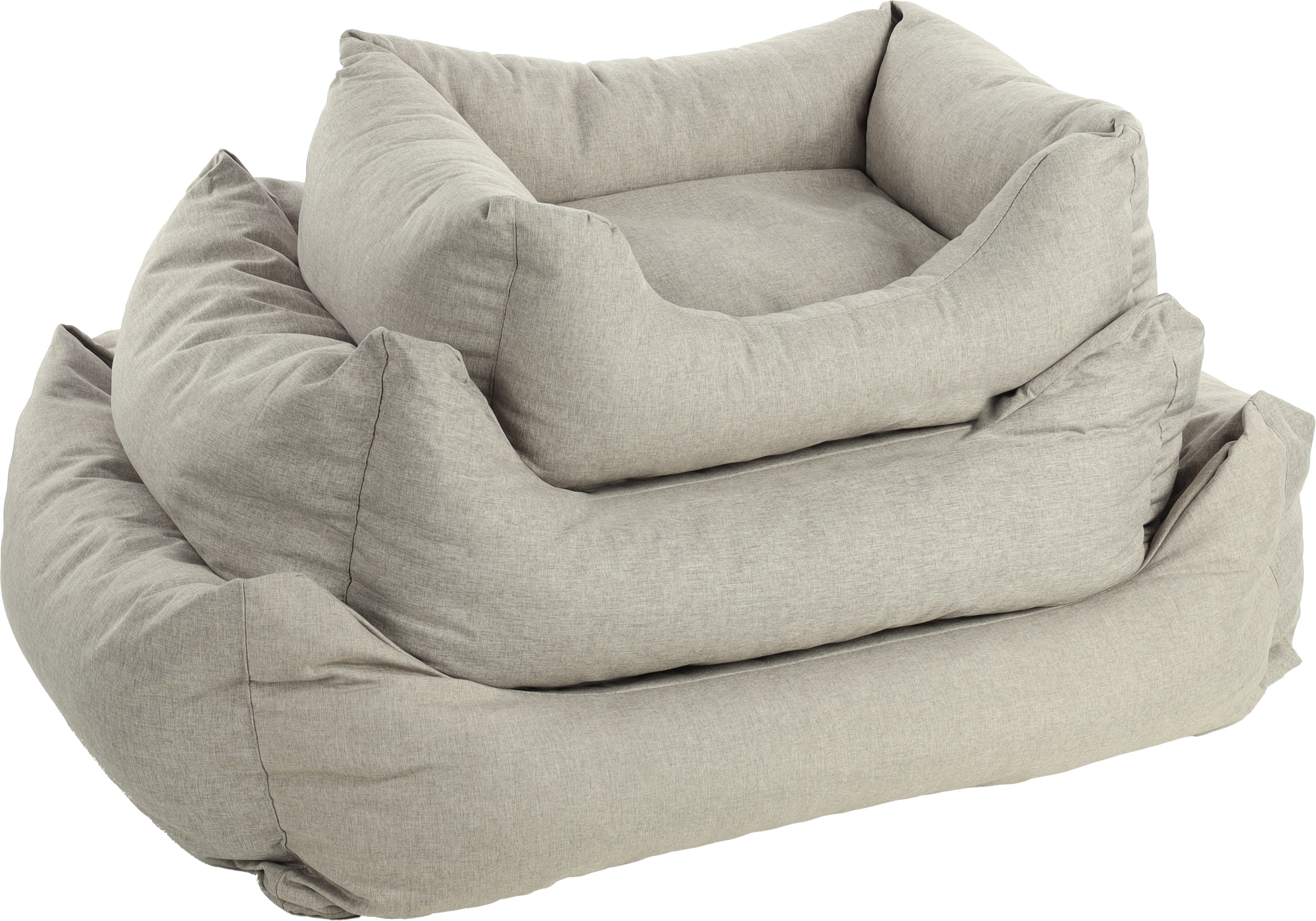 Flamingo Basket Geneve Rectangle Beige