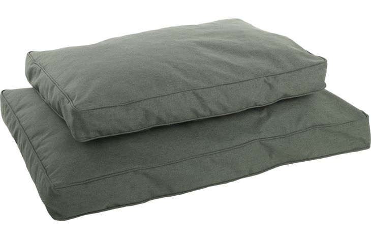 Flamingo Kissen Geneve Rechteck Dunkelgrün