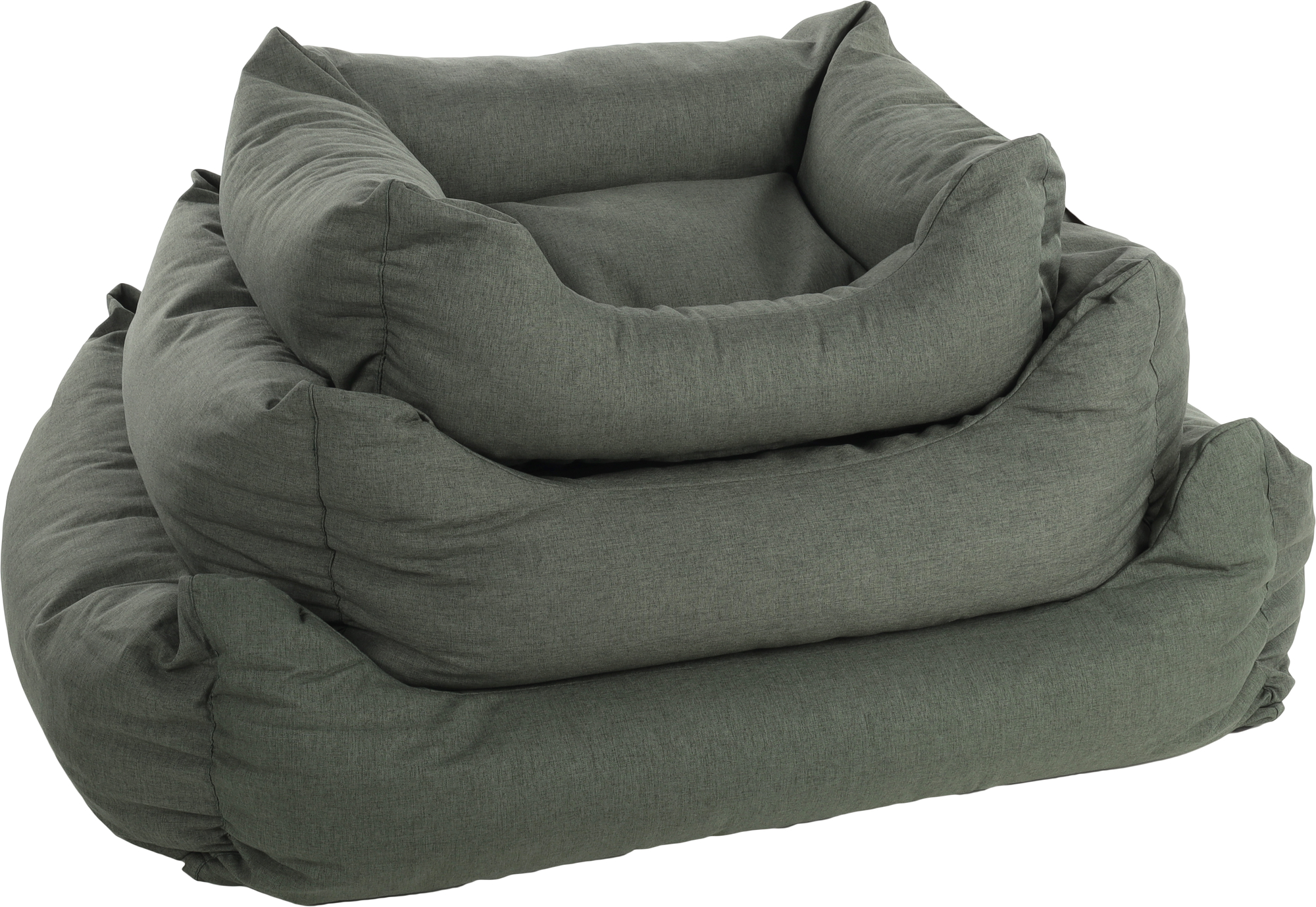 Flamingo Basket Geneve Rectangle Dark green