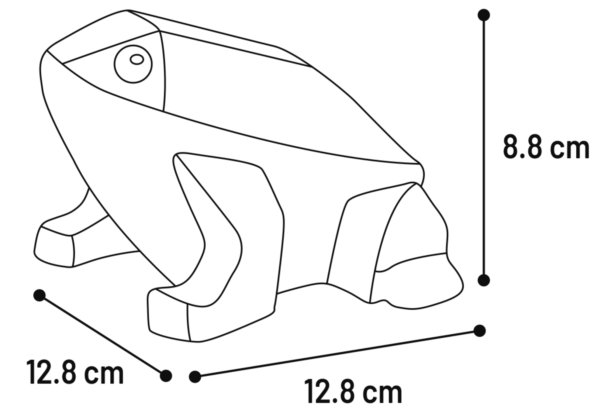 Flamingo Jouet Kremi Grenouille Vert